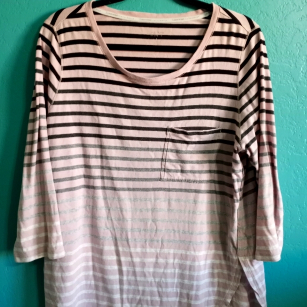 Calvin Klein Stripe Pocket Top XL